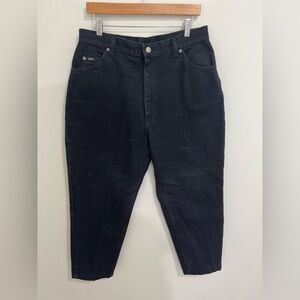 Vintage 90s slightly faded High rise Lee Riders Black Jeans – Made in USA